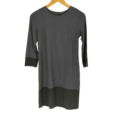 アルマーニエクスチェンジ ARMANI EXCHANGE バックジップ バイカラーワンピース レディース 0