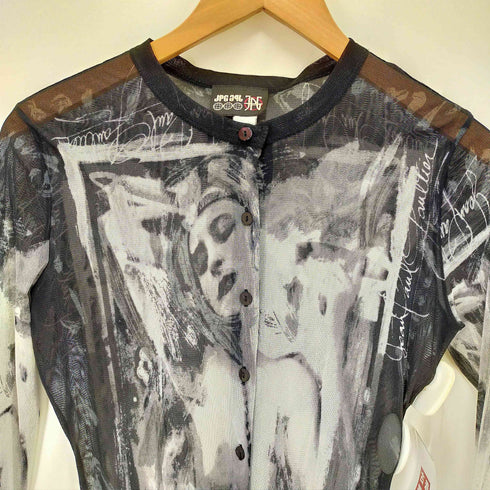 ジャンポールゴルチエ Jean Paul GAULTIER 90S Art Power Net 奥底の官能 パワーネット カーディガン レディース