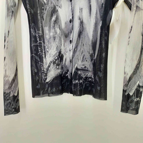 ジャンポールゴルチエ Jean Paul GAULTIER 90S Art Power Net 奥底の官能 パワーネット カーディガン レディース