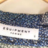 エキプモンフェム EQUIPMENT FEMME シルク 100% 総柄 シアー L/S シャツ レディース import:S