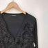 NANETTE LEPORE フラワー テクスチャ ニット カーディガン レディース import:M