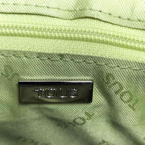 トウス TOUS ロゴ スタッズ エナメル ショルダーバッグ Y2K レディース