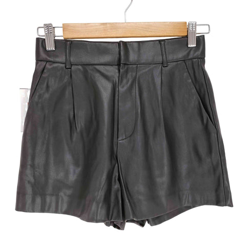 ザラ ZARA フェイクレザーショートパンツ レディース JPN:XS