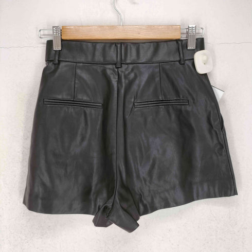 ザラ ZARA フェイクレザーショートパンツ レディース JPN:XS