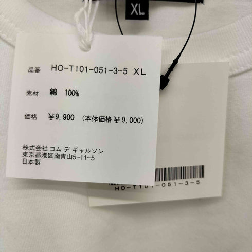 コムデギャルソンオム COMME des GARCONS HOMME AD2024 綿天竺 製品プリント S/S メンズ JPN:XL