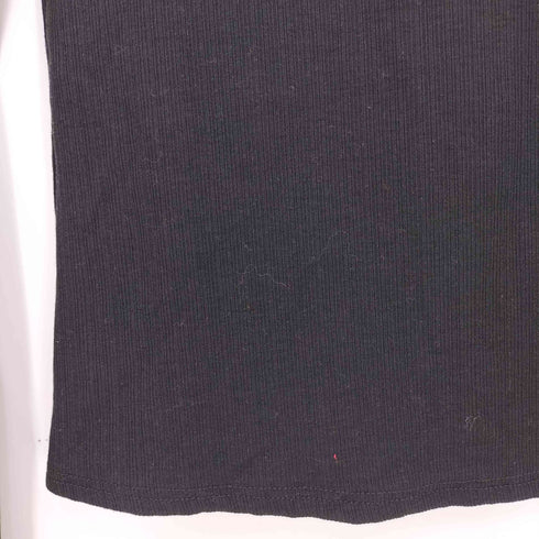 KULU STUDIO シアー切替 リブTシャツ レディース