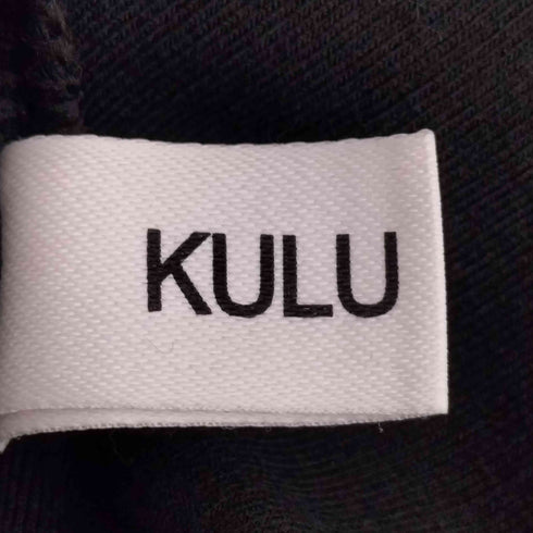 KULU STUDIO シアー切替 リブTシャツ レディース