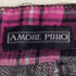 AMORE PURO Y2K チェック切替 ストレートデニム メンズ 85