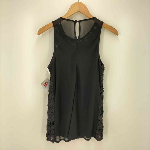 NANETTE LEPORE フラワー テクスチャ シースルー トップ レディース JPN:4