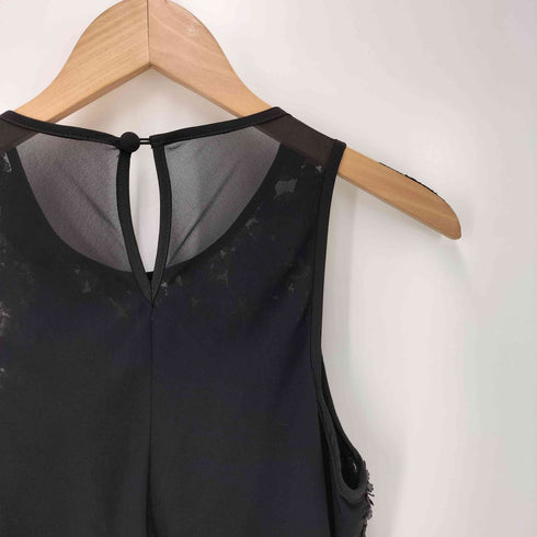 NANETTE LEPORE フラワー テクスチャ シースルー トップ レディース JPN:4