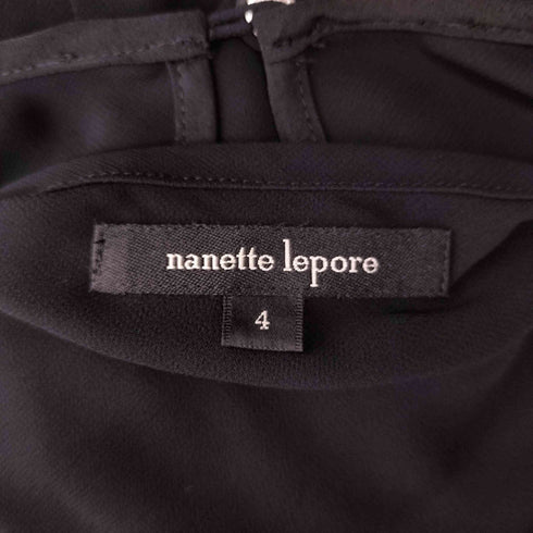 NANETTE LEPORE フラワー テクスチャ シースルー トップ レディース JPN:4