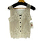 ザラ ZARA カットワークベスト レディース import:S