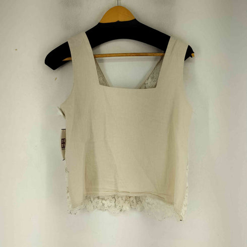ザラ ZARA カットワークベスト レディース import:S