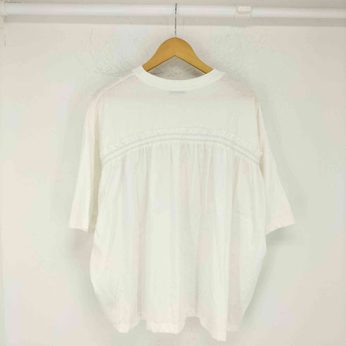 ニコアンド niko and... バック布帛CITYフォトTシャツ レディース