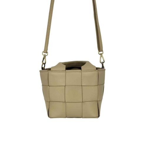 メゾンヴァンサン maison vincent 2wayレザーバケットバッグ レディース