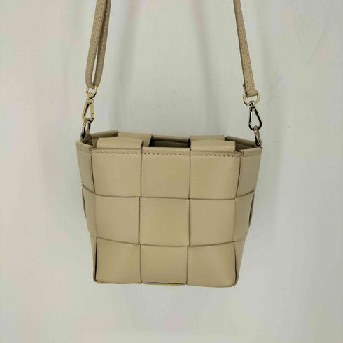 メゾンヴァンサン maison vincent 2wayレザーバケットバッグ レディース