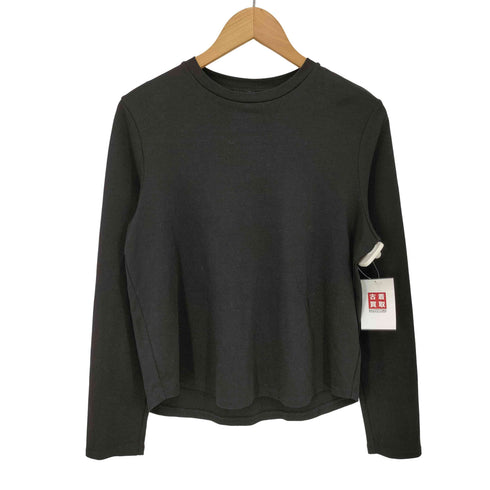 セオリー theory 24AW ST SHIRT TAIL TOP J クルーネック L/S Tシャツ レディース JPN:S
