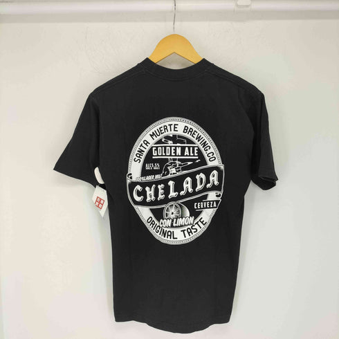 プロクラブ PRO CLUB CHELADA 両面プリントクルーネック半袖Tシャツ メンズ M