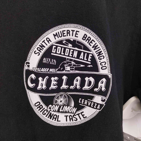 プロクラブ PRO CLUB CHELADA 両面プリントクルーネック半袖Tシャツ メンズ M