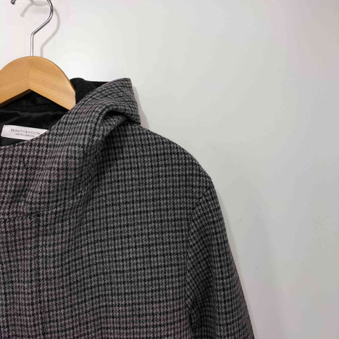 ビューティーアンドユースユナイテッドアローズ BEAUTY & YOUTH UNITED ARROWS ダブル メルトン フーディコート メンズ S