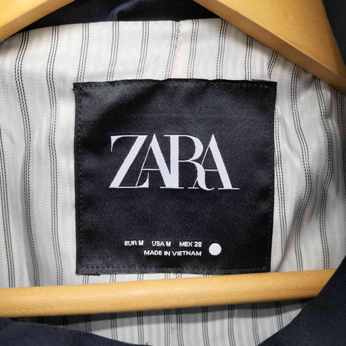 ザラ ZARA ZW COLLECTION タブ付きケープジャケット レディース import:M