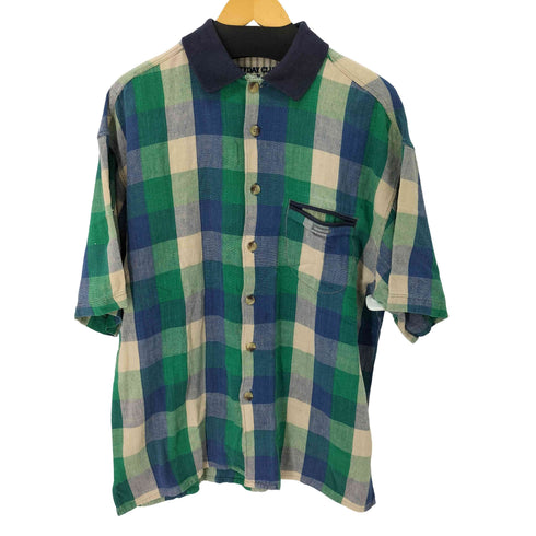 FRYDAY CLUB S/S ブロックチェックシャツ メンズ