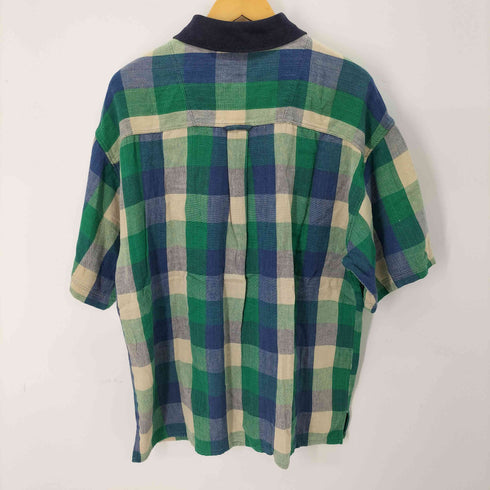 FRYDAY CLUB S/S ブロックチェックシャツ メンズ
