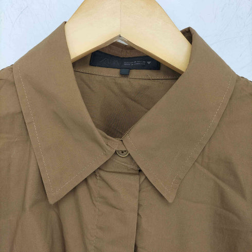 ザラ ZARA ポケット付き ポプリンシャツ レディース import:M