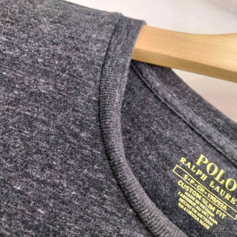 ポロラルフローレン POLO RALPH LAUREN ポニー刺繍 ワンポイント ロングスリーブカットソー メンズ S