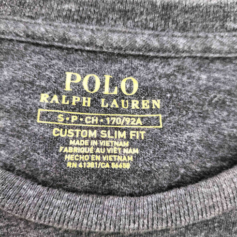 ポロラルフローレン POLO RALPH LAUREN ポニー刺繍 ワンポイント ロングスリーブカットソー メンズ S
