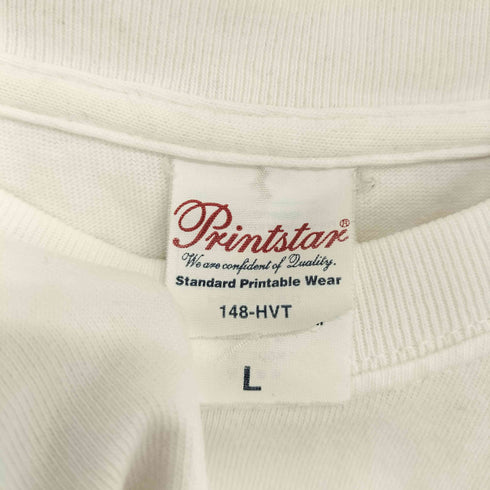 プリントスター printstar 両面プリントクルーネック半袖Tシャツ メンズ L