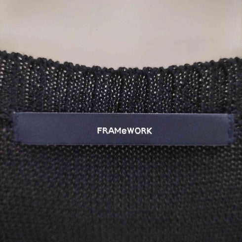 フレームワーク FRAMeWORK 25SS 裏天竺キーネックプルオーバー レディース FREE