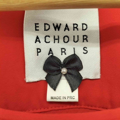 エドワードアシュールパリ edward achour paris エレガント ドレープデザインドレス レディース