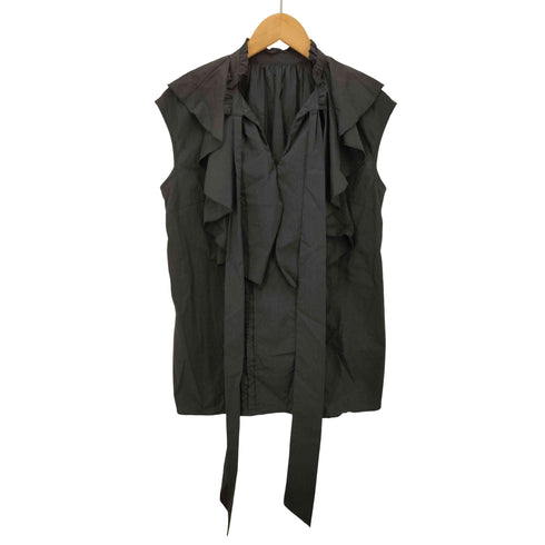 ジャスグリッティー JUSGLITTY 22AW ノースリーブ フリルシャツ レディース JPN:1
