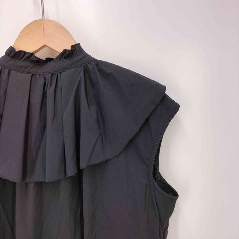ジャスグリッティー JUSGLITTY 22AW ノースリーブ フリルシャツ レディース JPN:1
