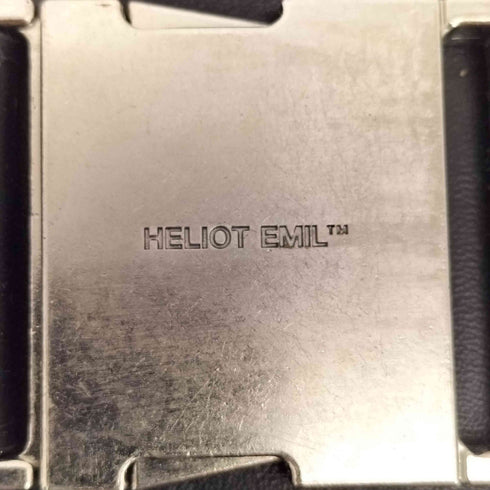 ヘリオットエミル HELIOT EMIL カラビナディテール ボックスバッグ レディース