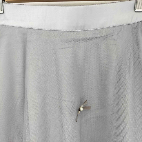 トッコクローゼット tocco closet リボン付きチュールフレアスカート レディース JPN:M