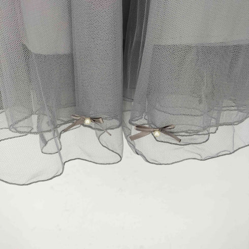 トッコクローゼット tocco closet リボン付きチュールフレアスカート レディース JPN:M
