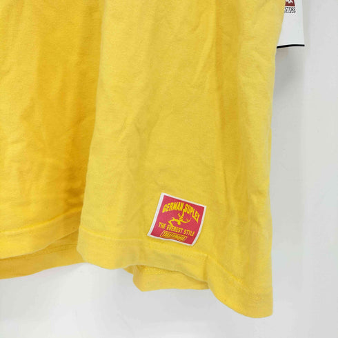 GERMAN SUPLEX 両面プリントクルーネック半袖Tシャツ メンズ M