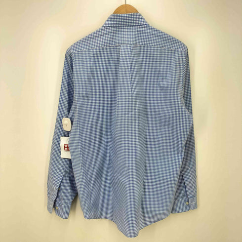 ラルフローレン RALPH LAUREN CLASSIC FIT 100% COTTON STRETCH ポニー 刺繍 ギンガム チェック L/S ボタンダウン シャツ メンズ import:S