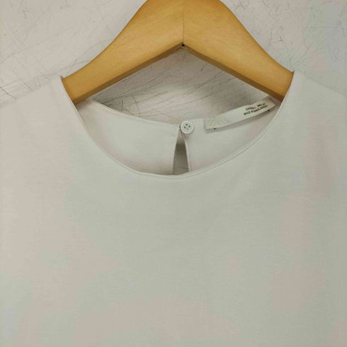 ザラ ZARA INTERLOCK COMBINATION DRESS インターロック コンビネーション ワンピース レディース L