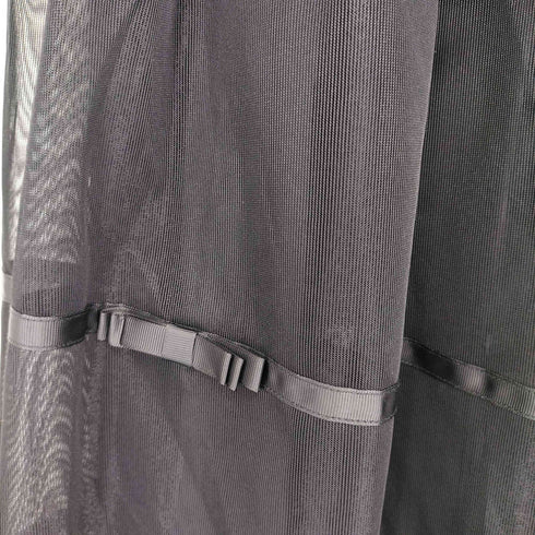 トッコクローゼット tocco closet デコレーションリボンメッシュタックフレアスカート レディース JPN:M