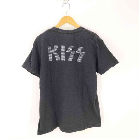 両面プリント バンドプリントクルーネックTシャツ メンズ JPN:L