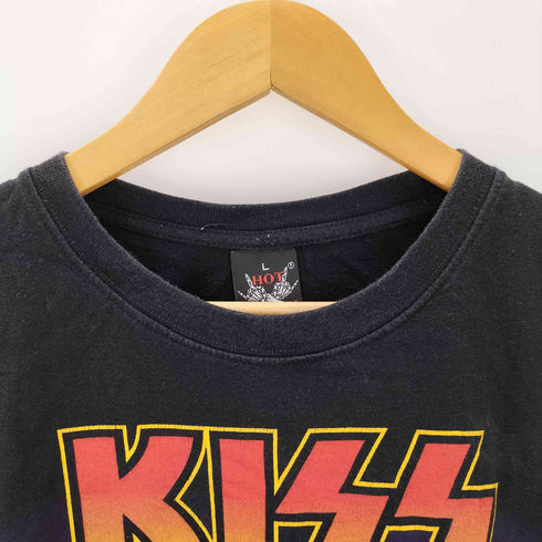 両面プリント バンドプリントクルーネックTシャツ メンズ JPN:L