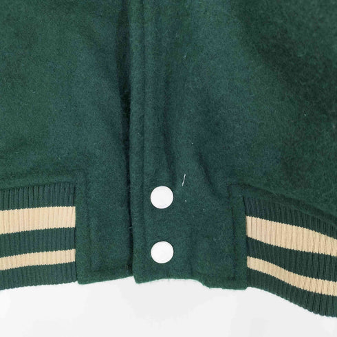 ザラ ZARA フェイクレザー切替 スタジャン メンズ JPN:XL