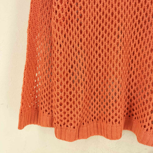 ロイアル roial KNIT リラックスサイジングメッシュクルーネックニット レディース import:S SMALL