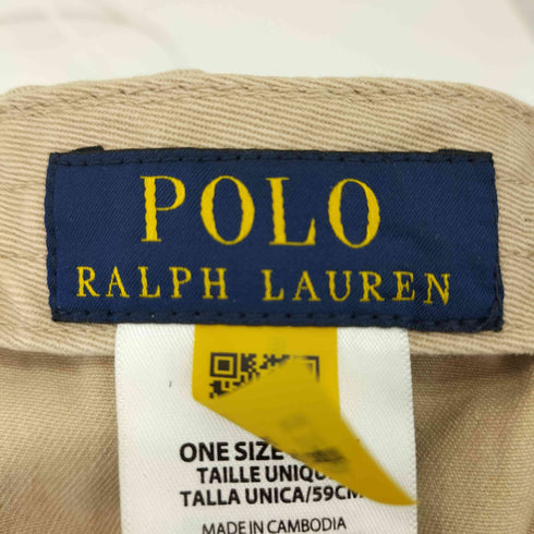 ポロラルフローレン POLO RALPH LAUREN ポニー刺繍ロゴ キャップ レディース ONE SIZE