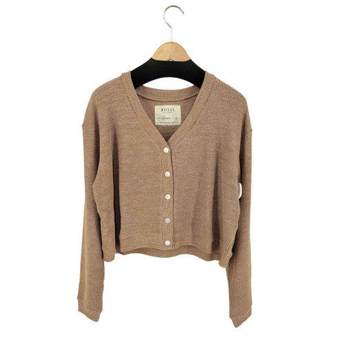 ロイアル roial CARDIGAN ショート丈パステルカラーケーディガン レディース import:S