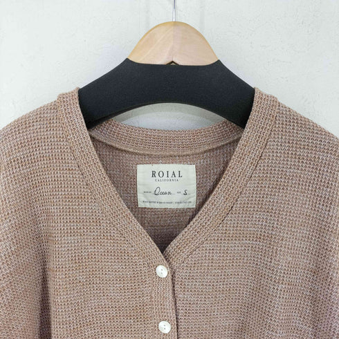 ロイアル roial CARDIGAN ショート丈パステルカラーケーディガン レディース import:S