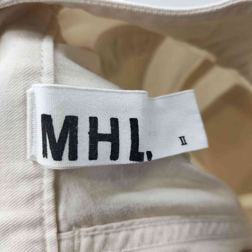 エムエイチエル MHL. SPINKER DRILL コットン ポケットデザインパンツ レディース JPN:2
